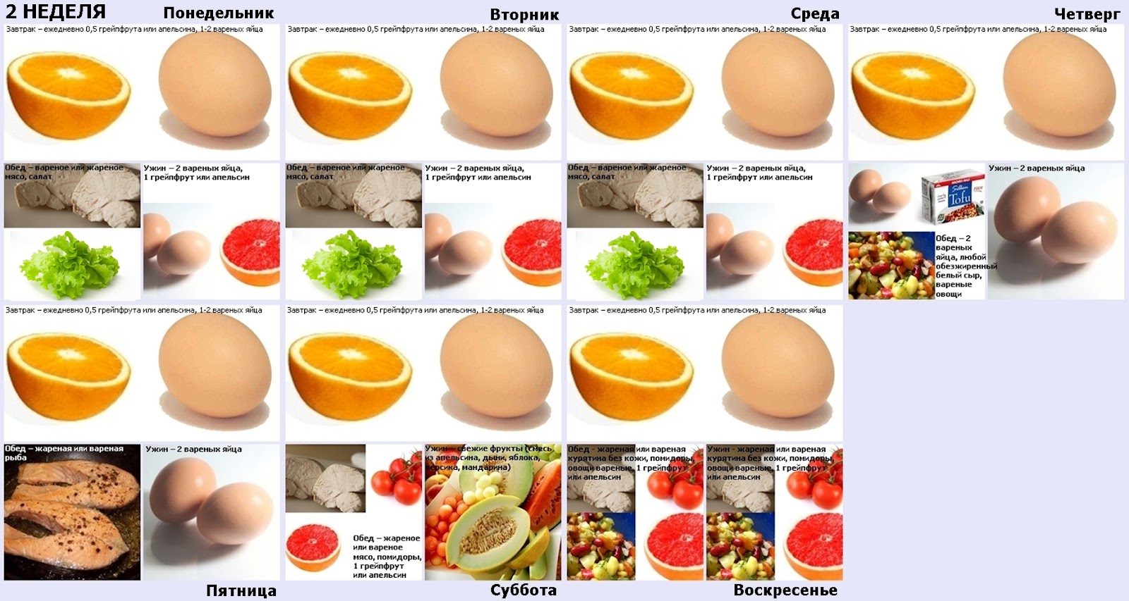 яичная диета магги рецепты